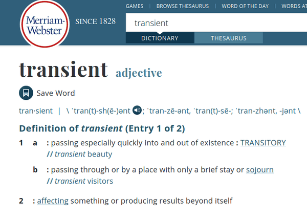 Don’t use transient fields